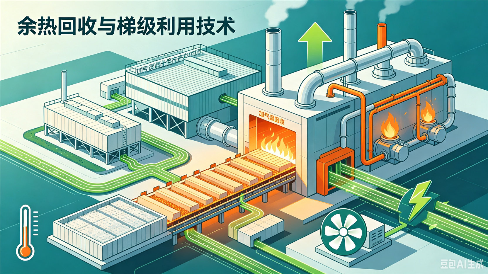 余热回收与梯级利用技术在加气混凝土行业的应用